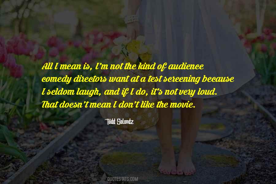 Quotes About Movie Directors #109290