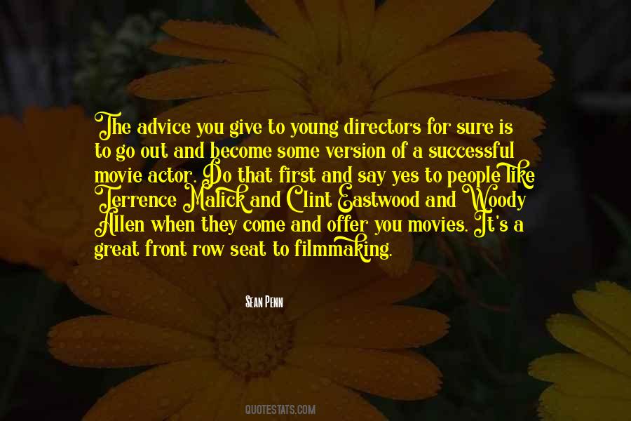 Quotes About Movie Directors #933014