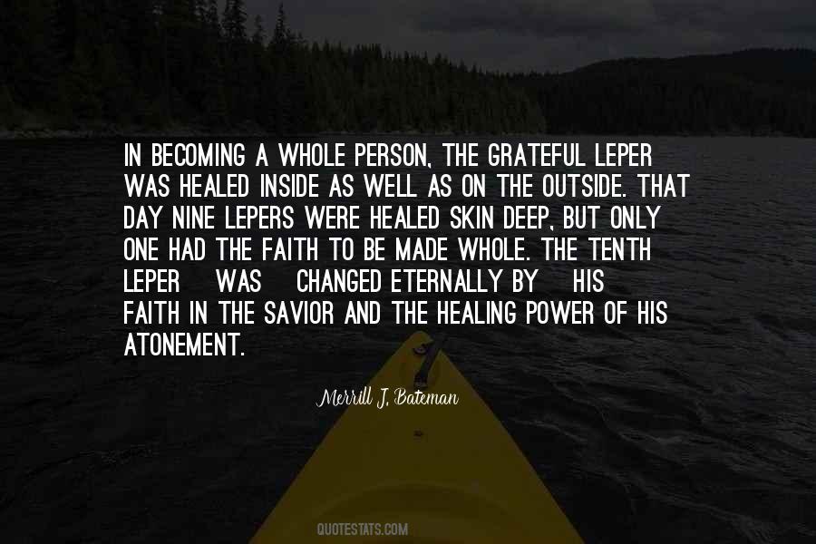 Healed Person Quotes #1763498