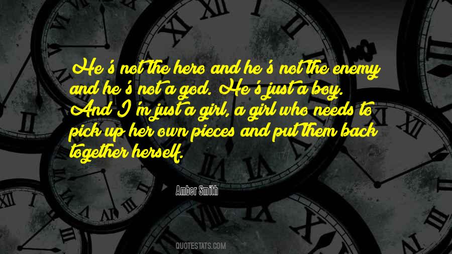 How To Pick Up The Pieces Quotes #388552