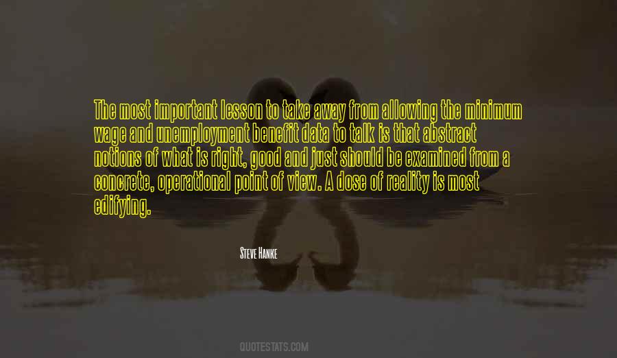 Quotes About Dose Of Reality #1849669
