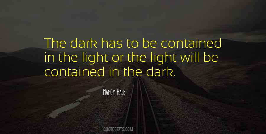 Quotes About Light & Dark #20751