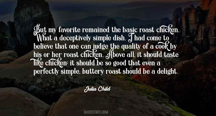 Quotes About Roast Chicken #732827