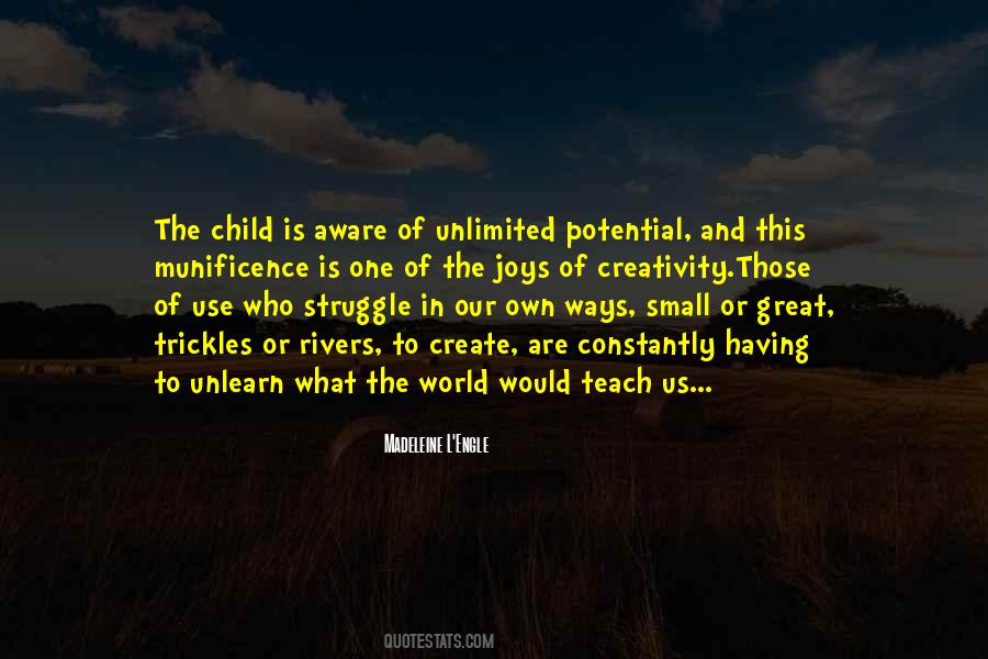 Quotes About Children's Creativity #195768