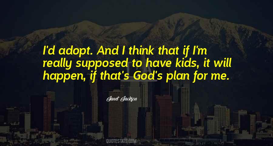 Quotes About God's Plan #1105215