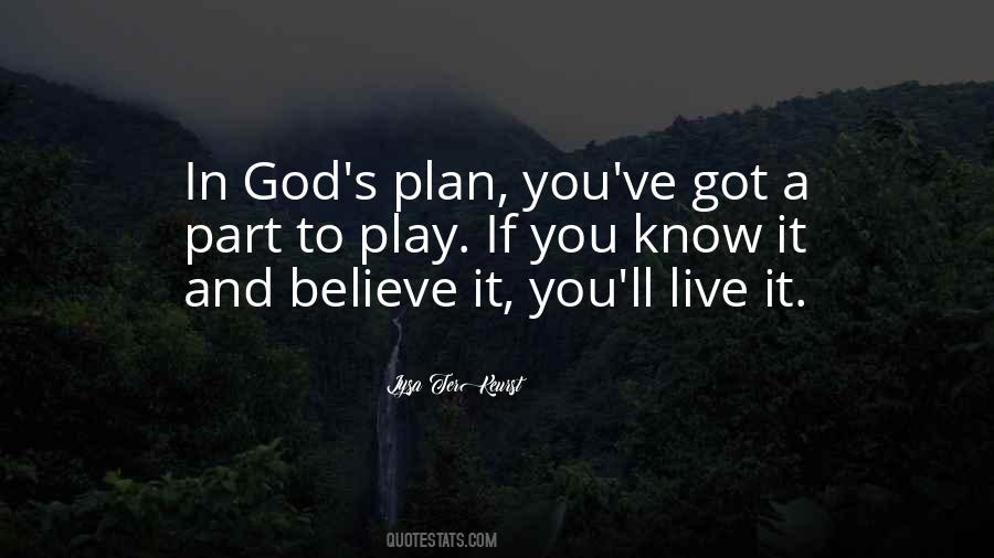 Quotes About God's Plan #1423318