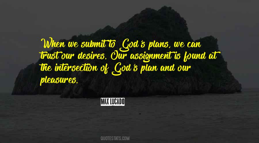 Quotes About God's Plan #1839583