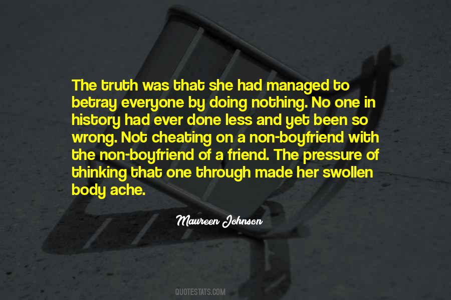 No Cheating Quotes #1260829