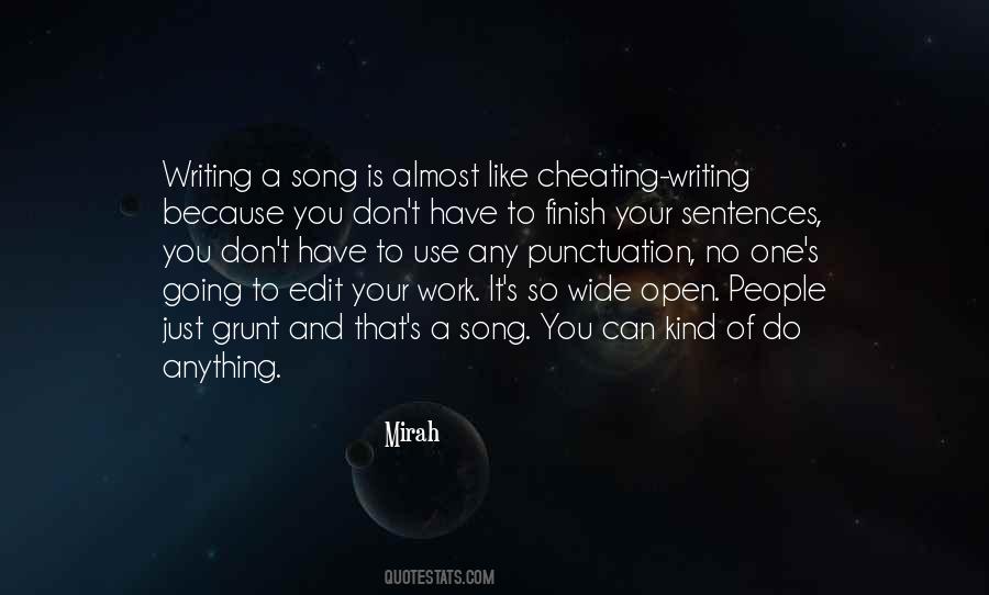 No Cheating Quotes #367552