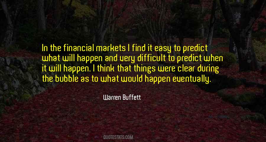 Quotes About The Financial Markets #1057873