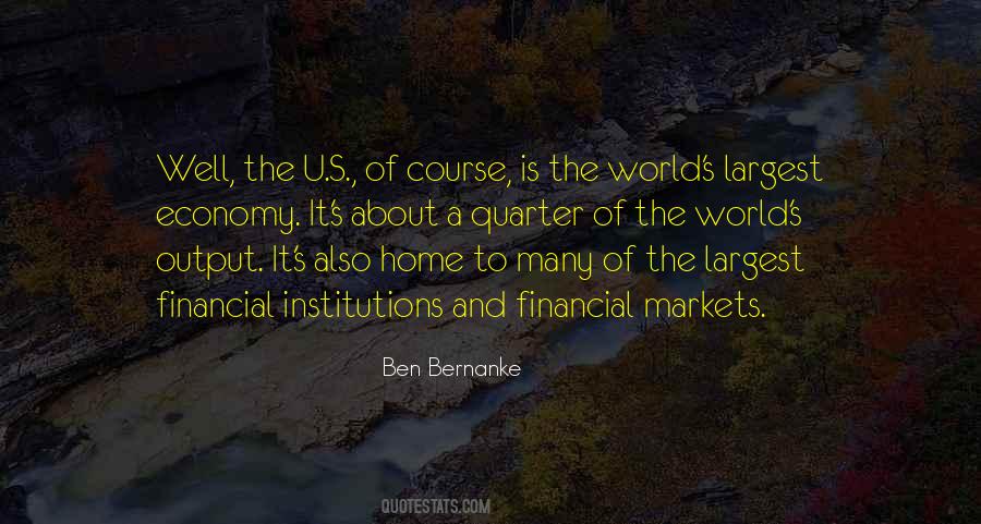 Quotes About The Financial Markets #181151