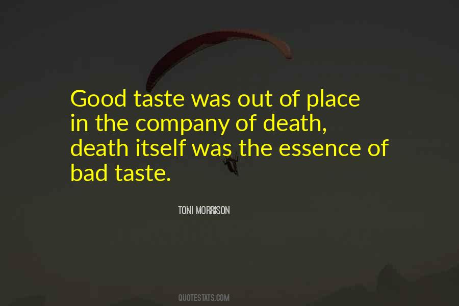 Quotes About Good Taste #1212804