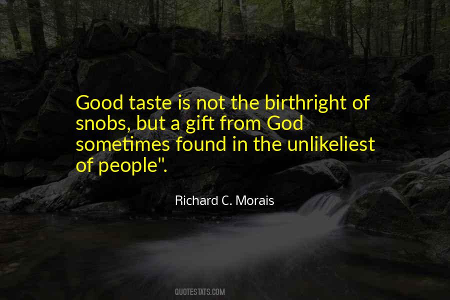 Quotes About Good Taste #1560314