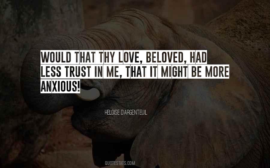 Thy Love Quotes #578914