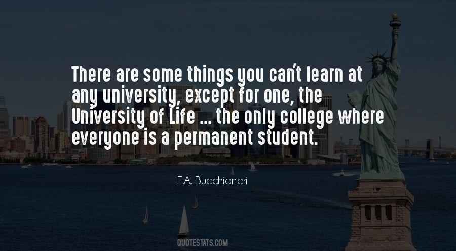 Quotes About University Life #166440