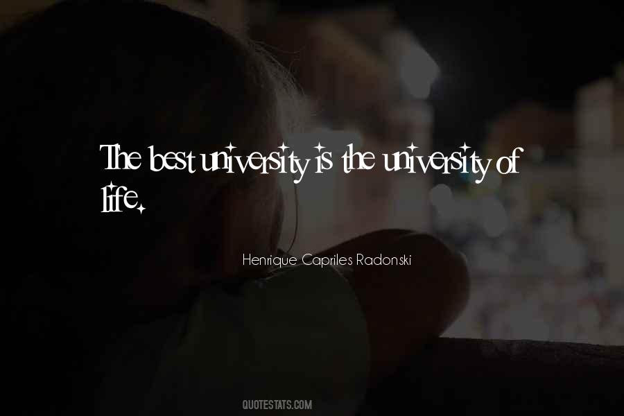 Quotes About University Life #874094