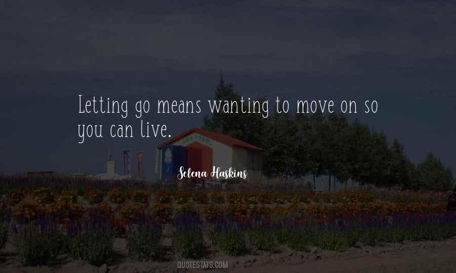 Quotes About Move On #1810394