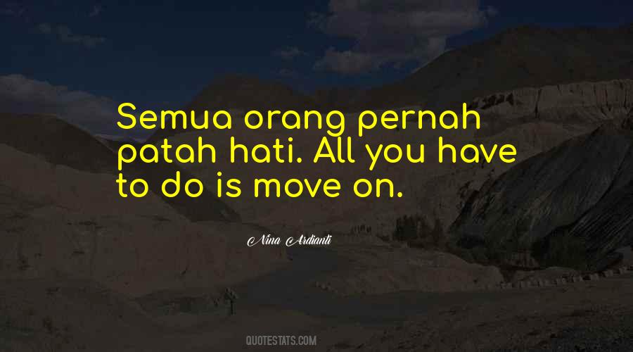 Quotes About Move On #1828259