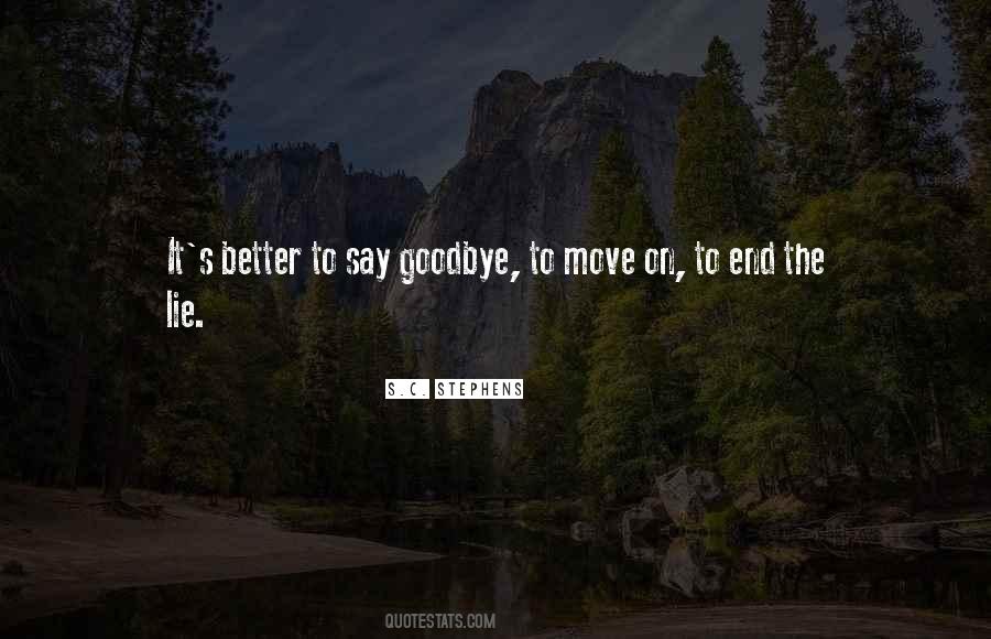 Quotes About Move On #1846846