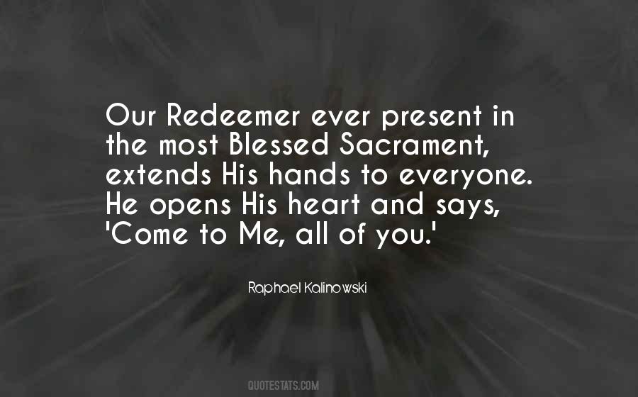 Quotes About Redeemer #1043937