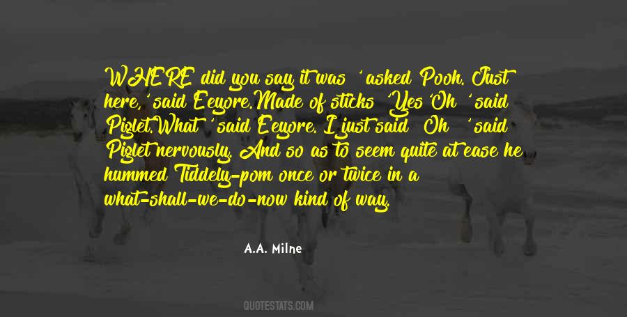 A Milne Quotes #234099