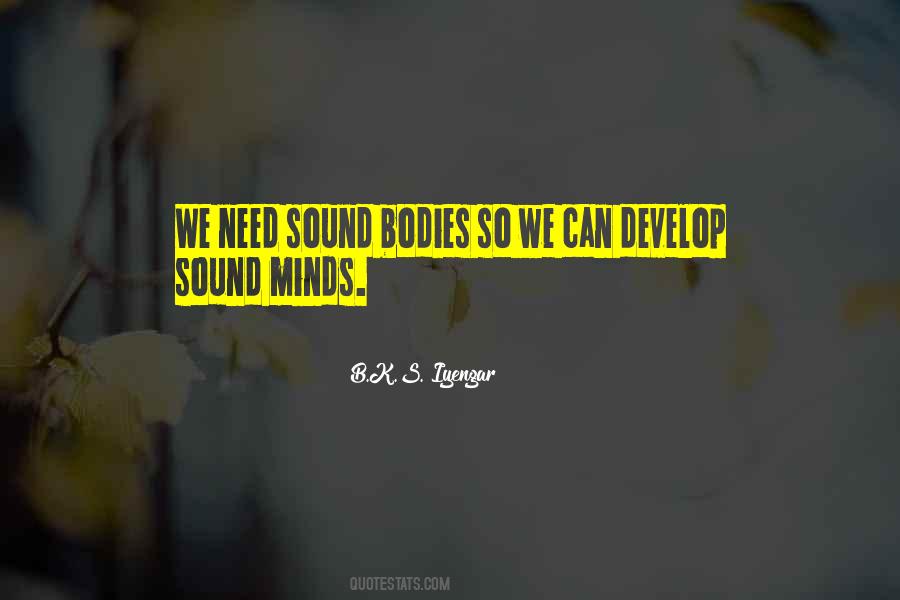 Sound Body Quotes #1009988