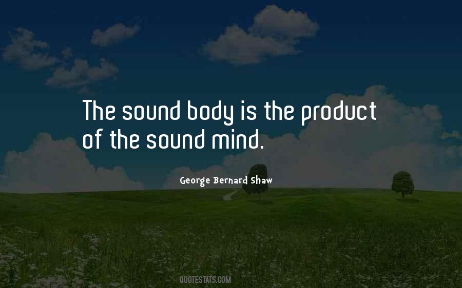 Sound Body Quotes #959643