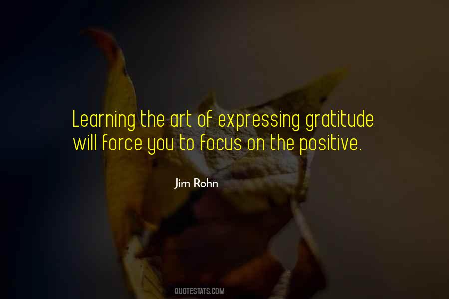 Quotes About Focus On Positive #906581