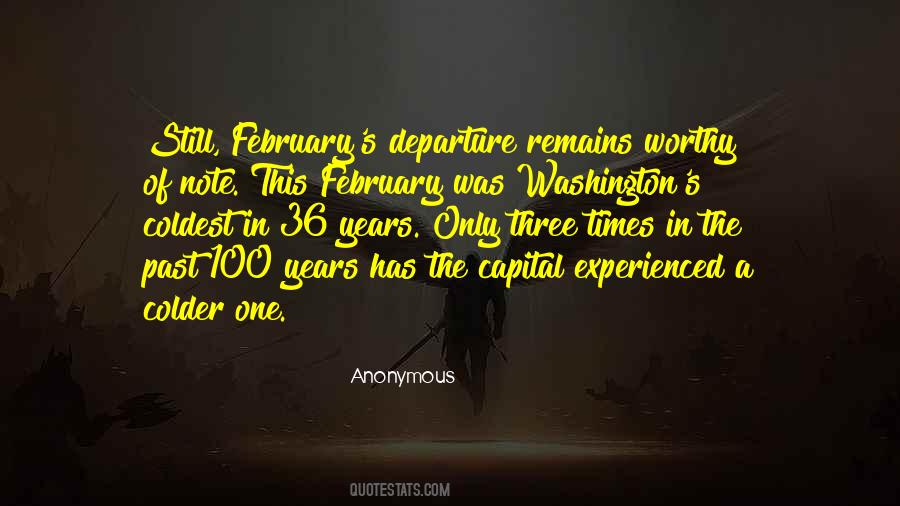 Quotes About February #1301461