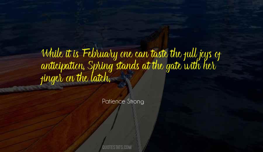 Quotes About February #1518741