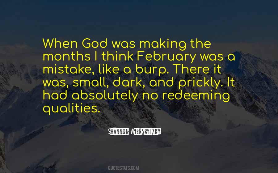 Quotes About February #1708339