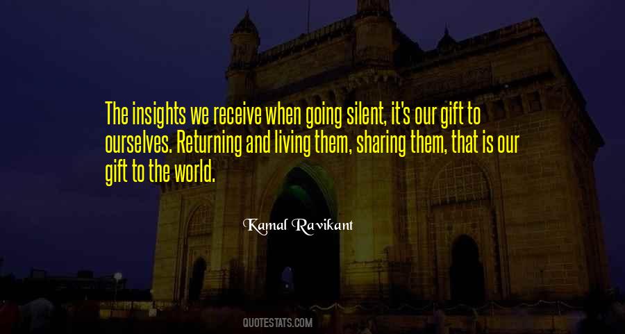 Sharing Gifts Quotes #1858948