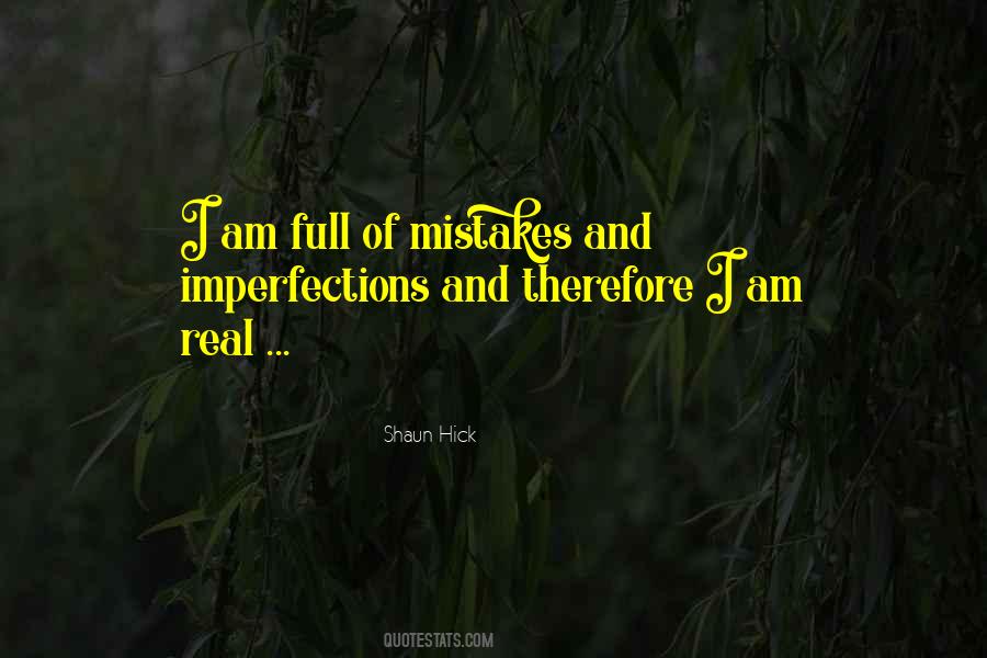 Imperfect Imperfections Quotes #242171