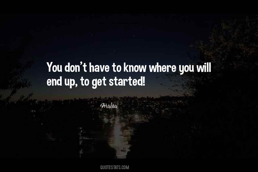 Get Started Quotes #1489974