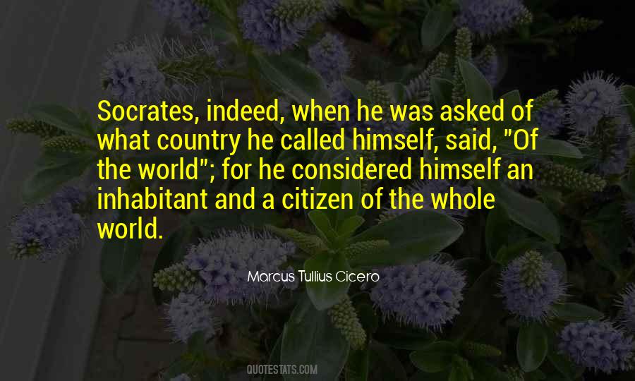 Citizen Of The World Quotes #1867848