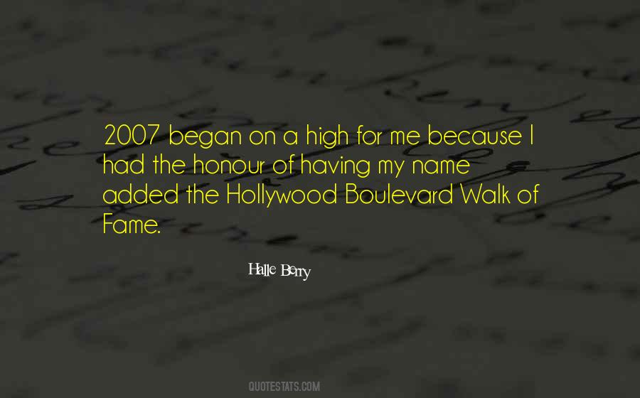 Quotes About The Hollywood Walk Of Fame #1536751 Quotes About The Hollywood Walk Of Fame #1536751