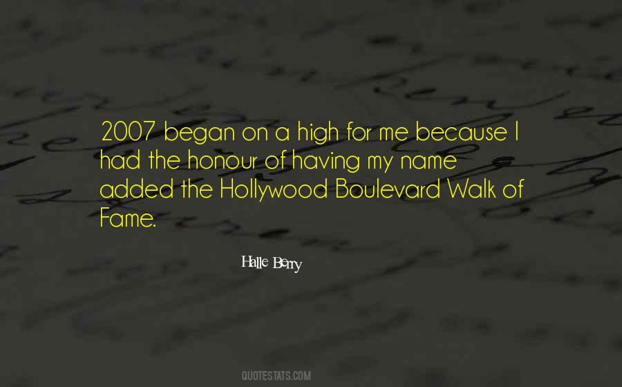 Quotes About The Hollywood Walk Of Fame #1536751