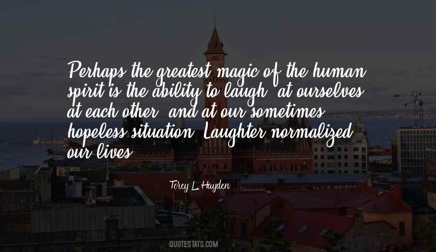 Magic Of Spirit Quotes #1338714