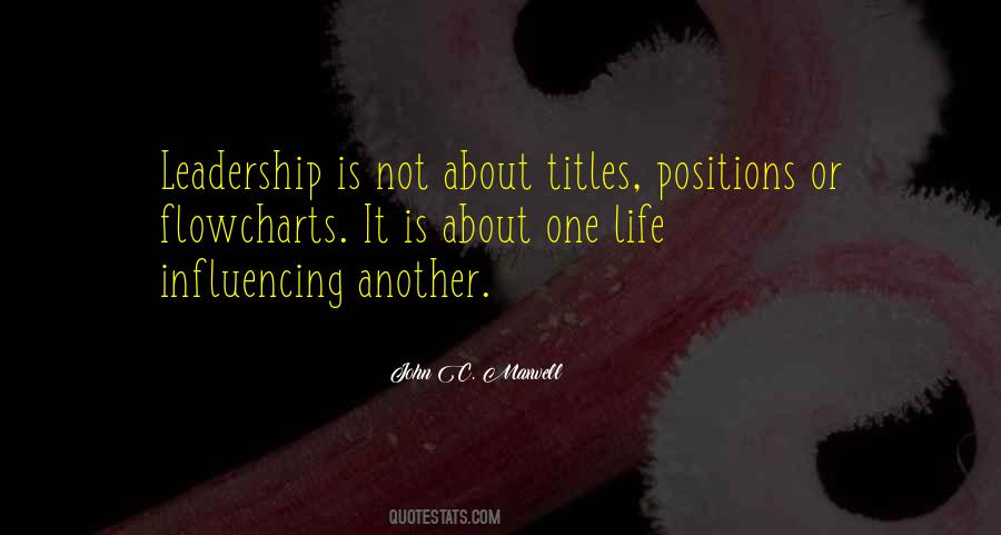 Life Influencing Quotes #271732