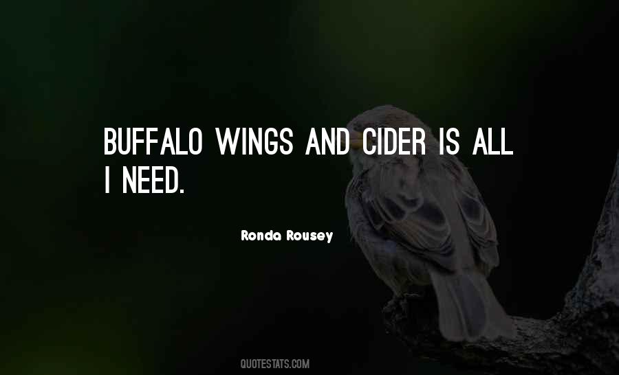 Quotes About Buffalo Wings #614185