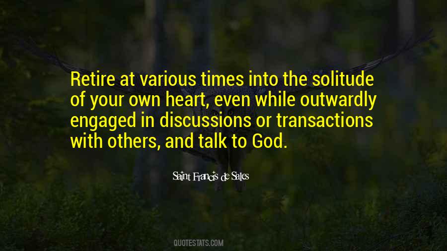 Quotes About Solitude With God #1220140