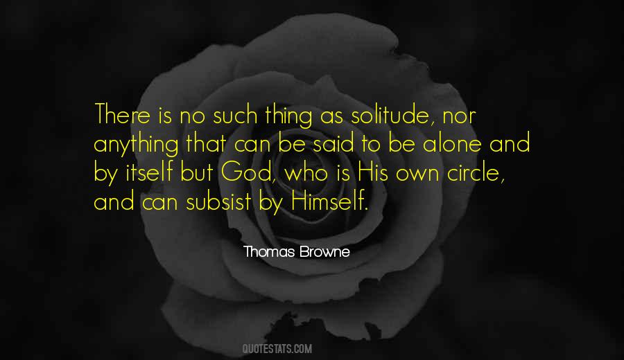 Quotes About Solitude With God #1396758