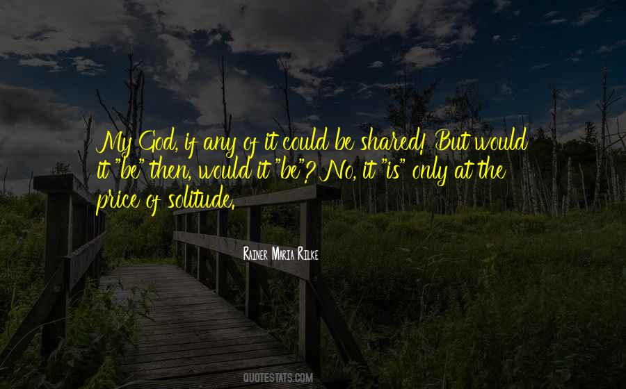 Quotes About Solitude With God #1734464