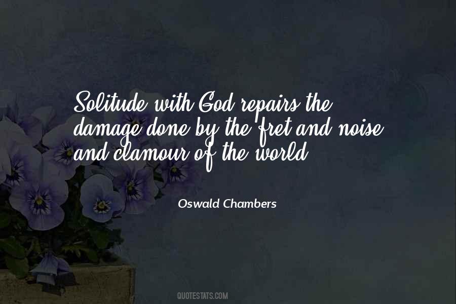 Quotes About Solitude With God #285277