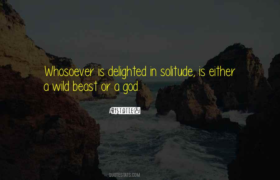 Quotes About Solitude With God #510640