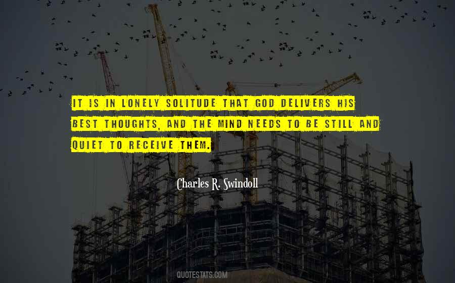 Quotes About Solitude With God #593250