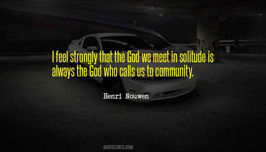 Quotes About Solitude With God #689956