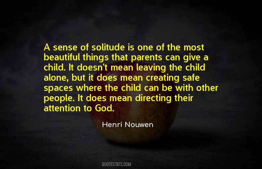 Quotes About Solitude With God #89926