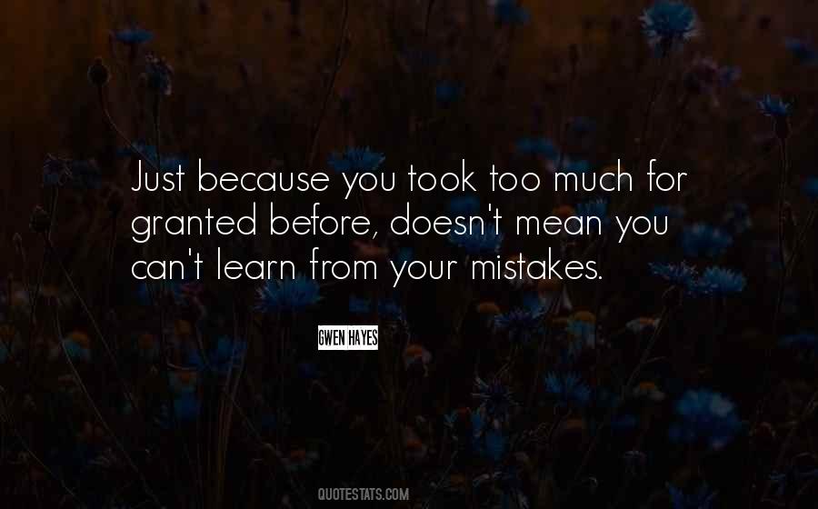 Quotes About Learn From Your Mistakes #1000756