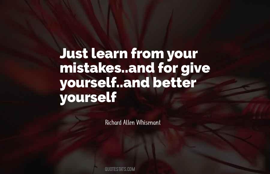 Quotes About Learn From Your Mistakes #1164308